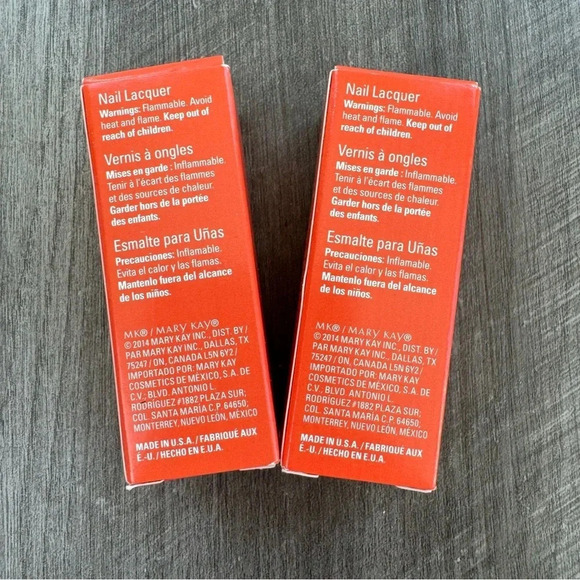 MARY KAY Tropical Mandarin NAIL LACQUER and Lagoon  • NEW - Picture 2 of 5